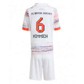Bayern Munich Joshua Kimmich #6 Dětské Venkovní dres komplet 2025-26 Krátký Rukáv (+ trenýrky)
